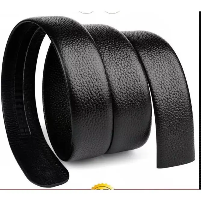 HOLO Pinggang Pria Senior Kulit PU Gaya Bisnis Sabuk Otomatis Kepala Sabuk Logam Belt 7
