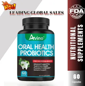 Kapsul Penyegar Napas Avino mengurangi plak, mengatur keseimbangan rongga mulut, secara efektif menghilangkan bau mulut, dan meningkatkan kesehatan mulut | 60 kapsul