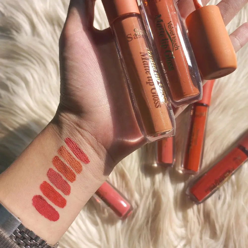 6PCS!! (GAMBAR PERTAMA) S91017 LIPGLOSS VELVET NUDE SHADE 1-6 MATTE TAHAN LAMA LIP MATTE Lipstik Bibir lip  matte