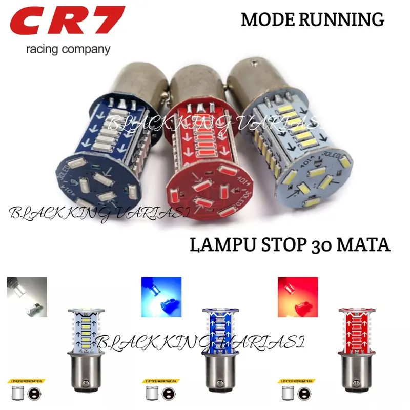 Lampu Stop Jagung 30 Led Lampu Stop Rem 30 Mata Flash Lampu Stoplamp Belakang 30 Mata Running Stop Rem 30 Led 0