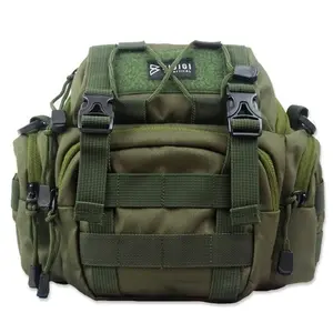 BIDIGI BINOCULAR SLINGBAG TACTICAL ARMY Selempang Pria Hitam/Green ARMY sling bag