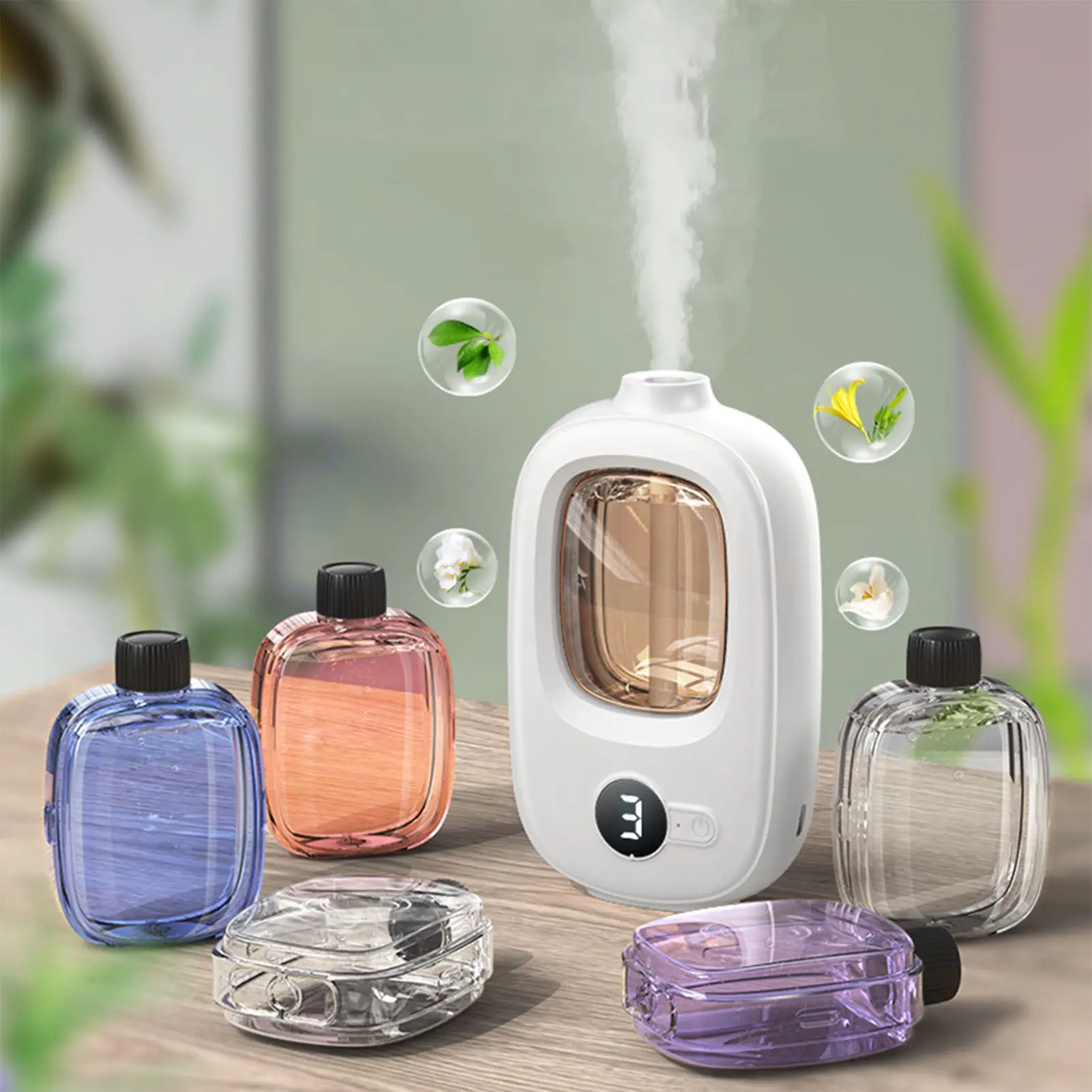 Penyebar aroma untuk rumah, bilik tidur, tandas, hotel, penyembur wangian automatik, mesin pewangi udara, minyak pati khas