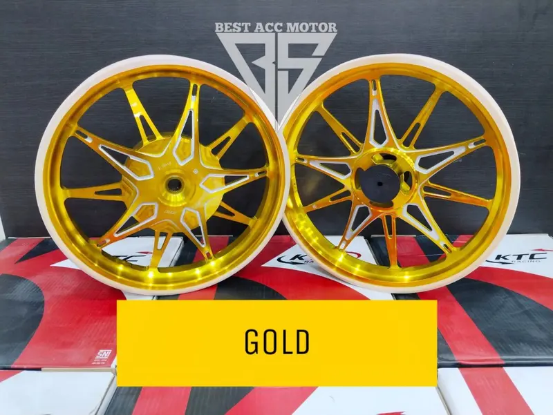 VELG KTC PALANG 10 BINTANG VARIO BEAT SCOOPY VARIO 125 VARIO 150 ORIGINAL KTC velg bintang ktc RACING VELG VARIO BEAT SCOOPY 4