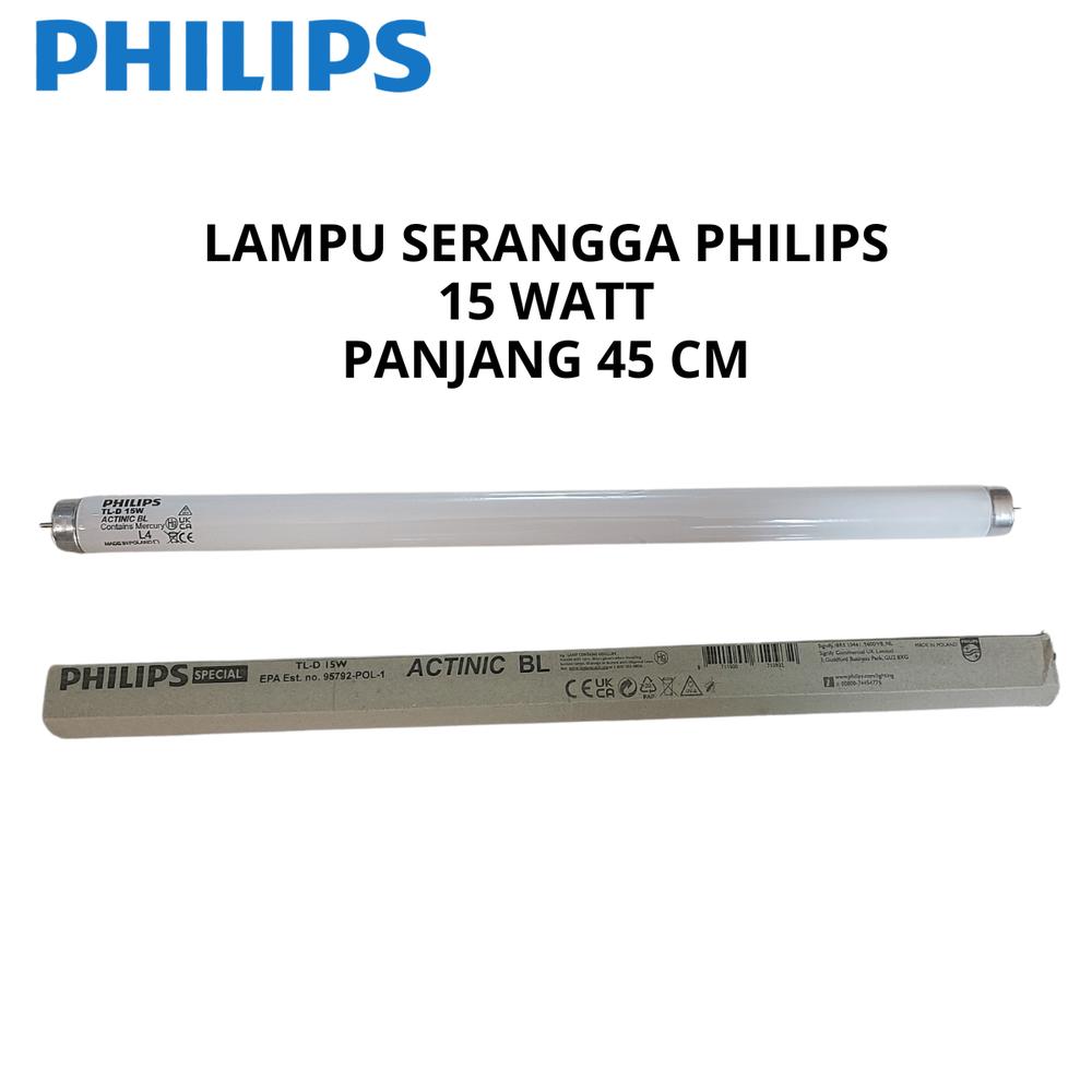 Lampu serangga fly catcher philips 15 watt Black light T8 lampu flycatcher