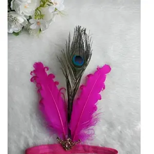 READY ACC VIRAL BANDANA BULU MERAK MAHKOTA BULU MERAK