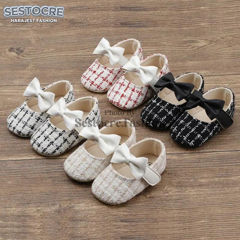 Product Introduction of SF Sepatu Bayi Perempuan Prewalker Pita Lucu Lembut Usia 0 - 12 Bulan Cewek Anti Slip Anak-Anak Casual Nyaman Di Kaki - Bisa COD Bayar Ditempat 13
