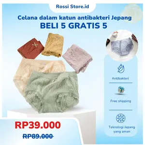 Celana Dalam Katun Jepang Pinggang Tinggi - Nyaman, Antibakteri, dan Desain Elegan