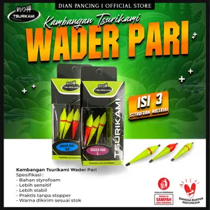 Kambangan Tsurikami Wader Pari isi 3 sensitif dan stabil special micro fishing Ikan wader uceng dll