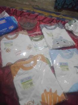Product Review of AYAKAN BABY - Isi 5 Setel Baju Lengan Pendek Setelan Baju Tidur Piyama Anak 3-12 Bulan from N**e 3