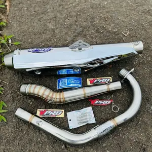 Knalpot Standar Racing Model Supra Fi Original Vpro Muffler pnp MP,GL100,CB100,Tirev,GL