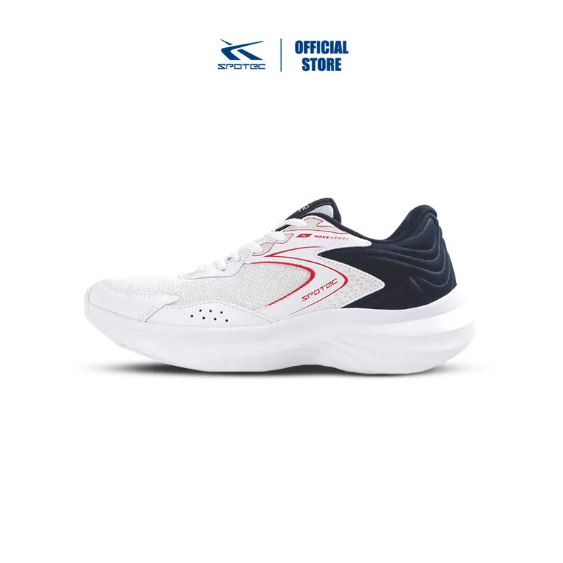 Spotec Running Orbit  Sepatu Lari Pria Wanita Putih - Biru Tua 0