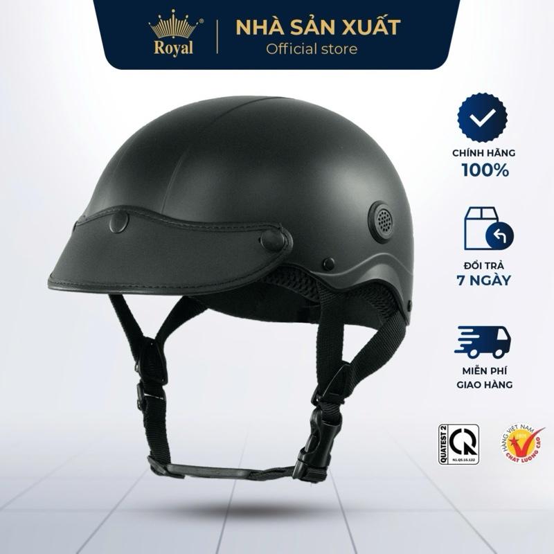 Mũ Bảo Hiểm nửa đầu Asia Helmet MT-128B Trọng lượng nhẹ - Phù hợp nam nữ - Hàng chính hãng Bảo hành 1 năm