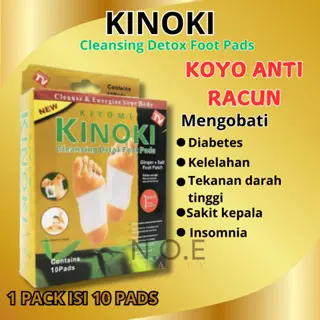 Kinoki Gold Original 1 KOTAK Kiyome Ginger Salt Cleansing Koyo Detox Foot Kaki Pads