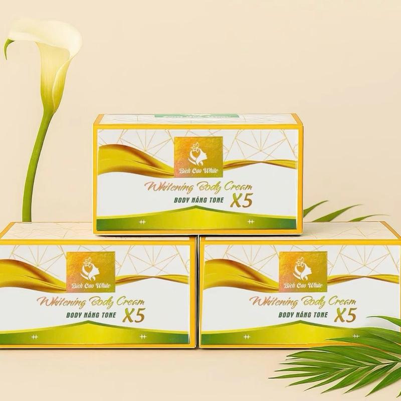 Combo 3 hôp body cốt ủ bích cao hỗ trợ dưỡng trắng da body