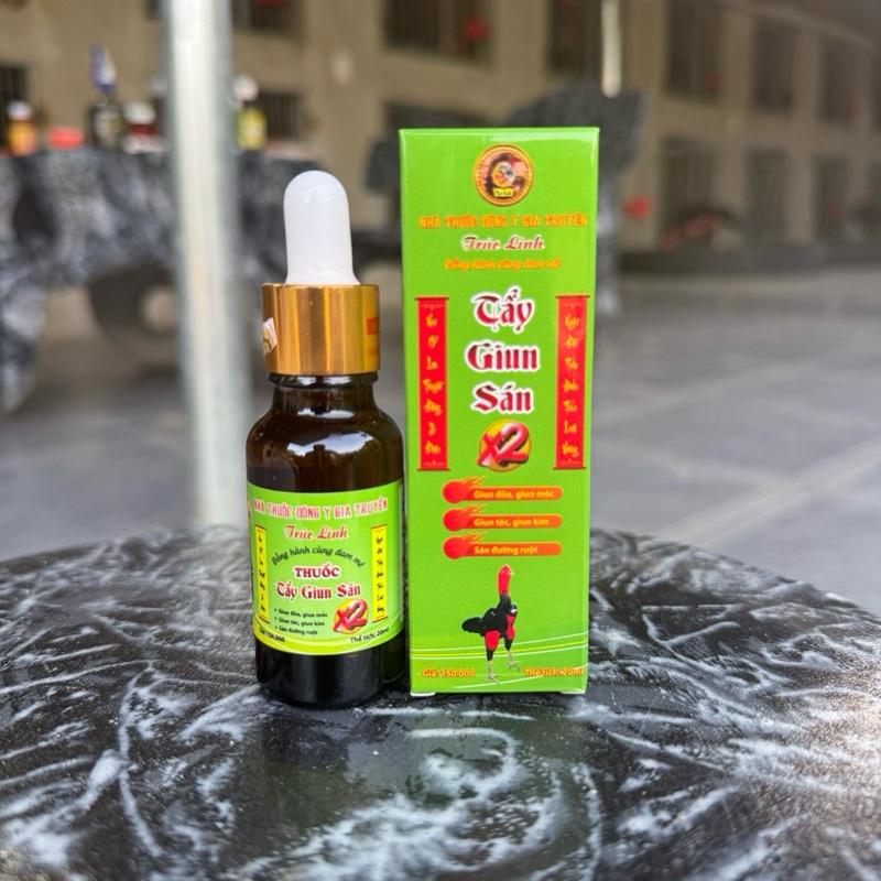 Lọ thuốc Tẩy giun sán cho g.à tẩy các loại giun sán cho gà