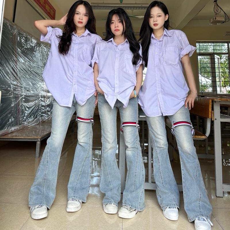 DEAL MỞ BÁN QUẦN JEAN LOE PHỐI DÂY ĐỎ HÀNG CHUẨN SLMP