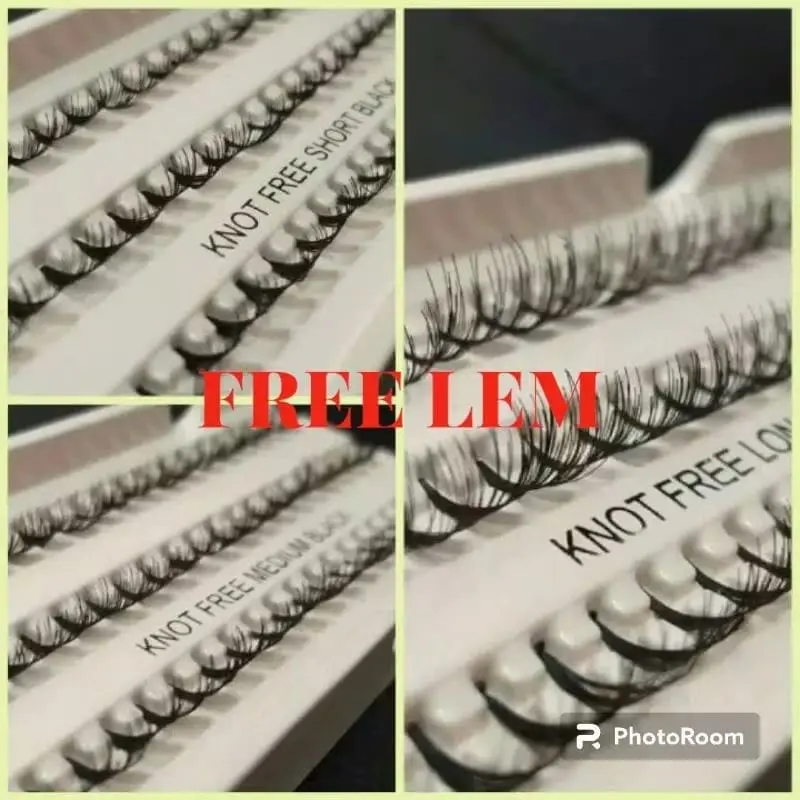 Extension Bulu Mata Exstra Lentik dan Tebal Tanam Knot Free [COD] - Bulumata