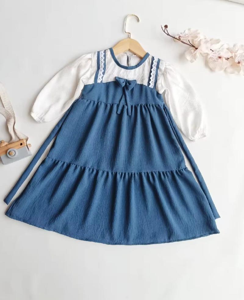 Product Introduction of Gamis Anak Terbaru Zira Dress Fashion Anak Prempuan Kekinian Usia 2-9 Tahun Bahan Cringkle Premium 44