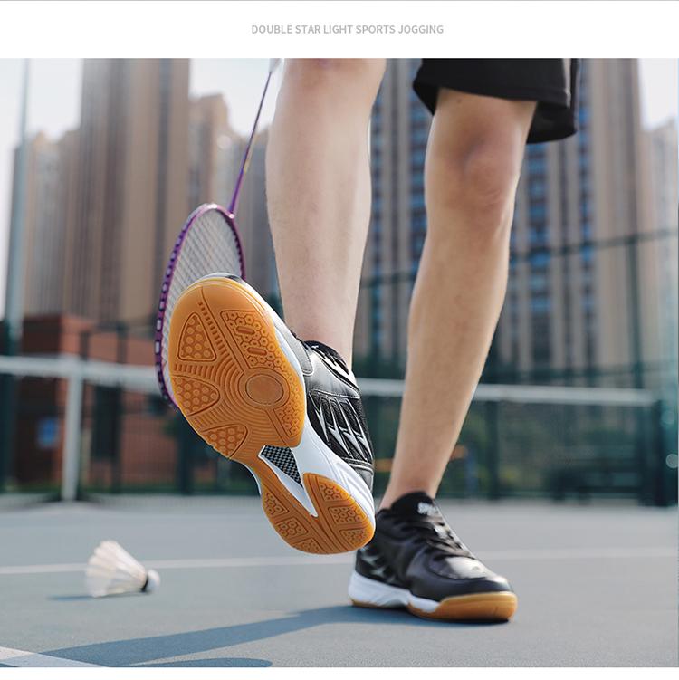 Product Introduction of New Arrival FrenulumTennis Shoes Badminton Shoes EVA Rubber Anti-Slip Outsole Sports Training Pickleball Shoes 9