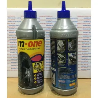 Cairan M-one 500ml Anti Paku Bocor Tyre Sealant Tambal Motor Mobil Original ranjau
