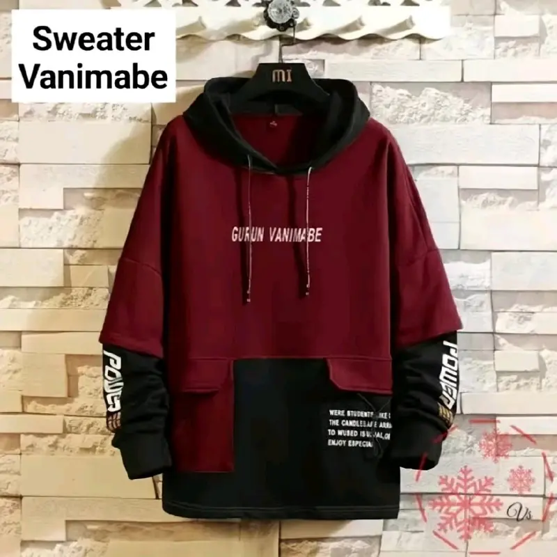 Terlaris Sweater Hoodie Korea Mod l Baru  Pria Wanita Bahan Lembut Tebal Keren Panjang Tangan Distro Unisex Fleece Sports Loose-fitting vneck short sleeve willow green t-shirt 1