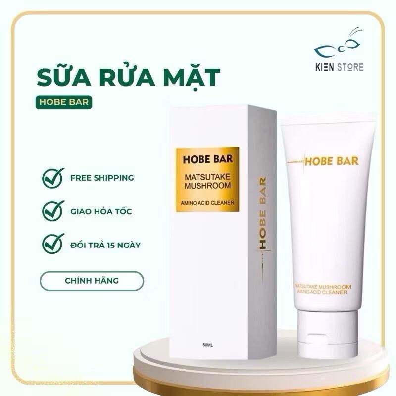 Sửa rửa mặt Hobe Bar làm sạch da sáng da mát lạnh sảng khoái