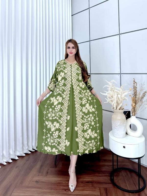 BARU Milia Dress Daster Wanita Terbaru Model Daster Jumbo Rempel LD 160 PB 123 - Casual 3