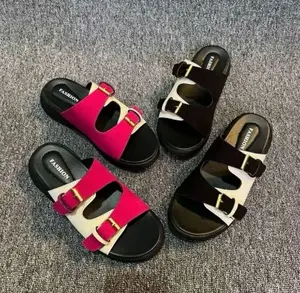 Sandal Wedges Lotso Wanita Terbaru Kekinian Korean Style