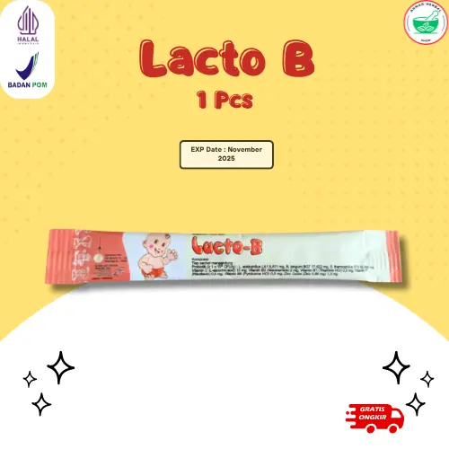 LACTO-B Suplemen Pencegah Diare Untuk Bayi 1 Sachet 4