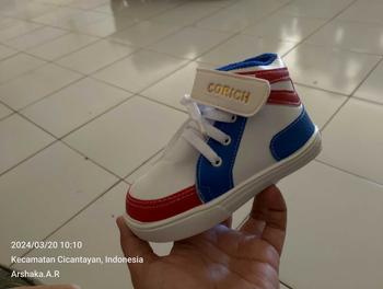 Product Review of BAYAR DI TEMPAT - CORICH - A52 - SEPATU ANAK - JORDAN - PREWALKER - ANAK -  BAYI USIA 11 - 24 BULAN - LAKI LAKI - BABY SHOES - SNEAKERS - BOOTS - SOL PUTIH - BELAJAR JALAN - PERGELANGAN KAKI from a**a A**i 1