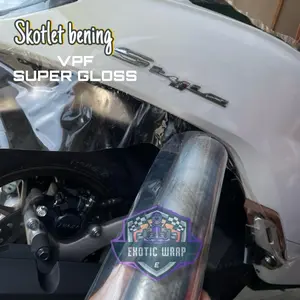SKOTLET STIKER VPF VINIL PROTECTTION FILM SCOTLIT ANTI GORES SCOTLAIT TRANSPARANT SKOTLET MOTOR MOBIL TRANSPARANT SUPER BENING PREMIUM