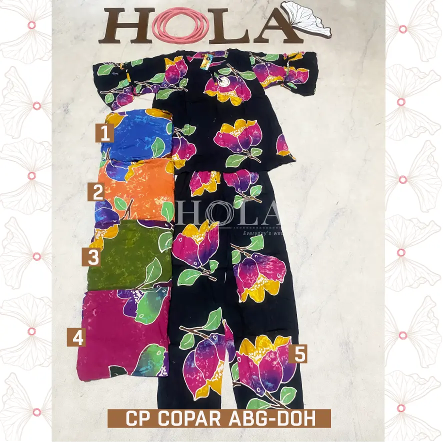 HOLA_FASH | BATIK CAP PREMIUM, SETELAN CP ABG COPAR