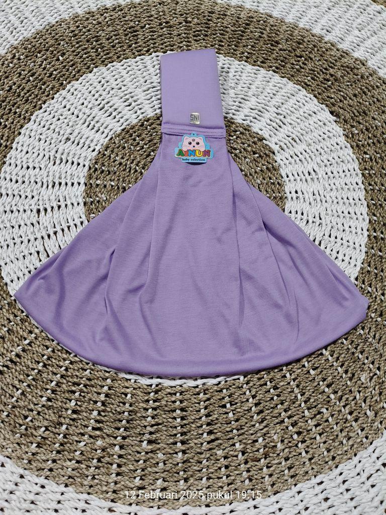 Gendongan Bayi Geos Busa Terbaru Motif Kombinasi Motif Polos Samping Baby Premium Anti Pegal Ekonomis Instant Strap Bunda ALL Siz