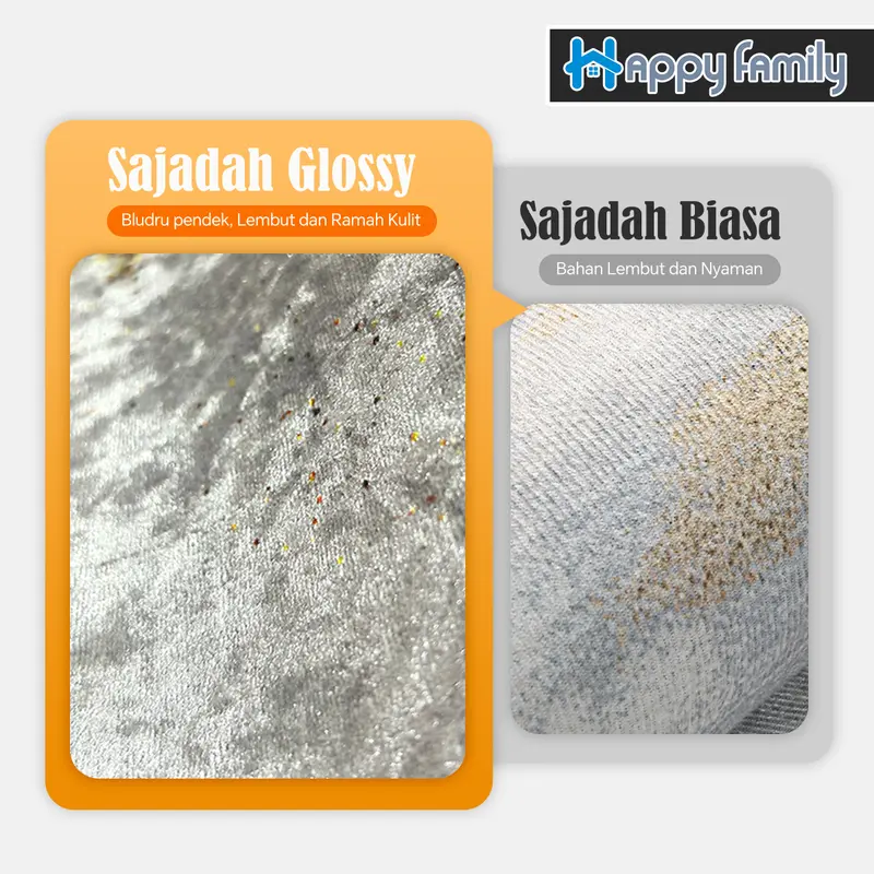 (HF) LOKAL Sajadah Kubah Motif Turki Elegan 70x110CM Glossy AntiSlip Lembut 3