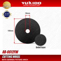 Gambar Yukido Batu Potong Gerinda 4inc / Cutting Wheel Grinder Yukido AB6612FW dari PT. YUKIDO POWER TEKNIK Kab. Tangerang 2 Tokopedia