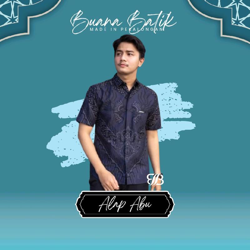 KEMEJA BATIK PRIA MOTIF MANUK KEMBAR PREMIUM ADEM 2