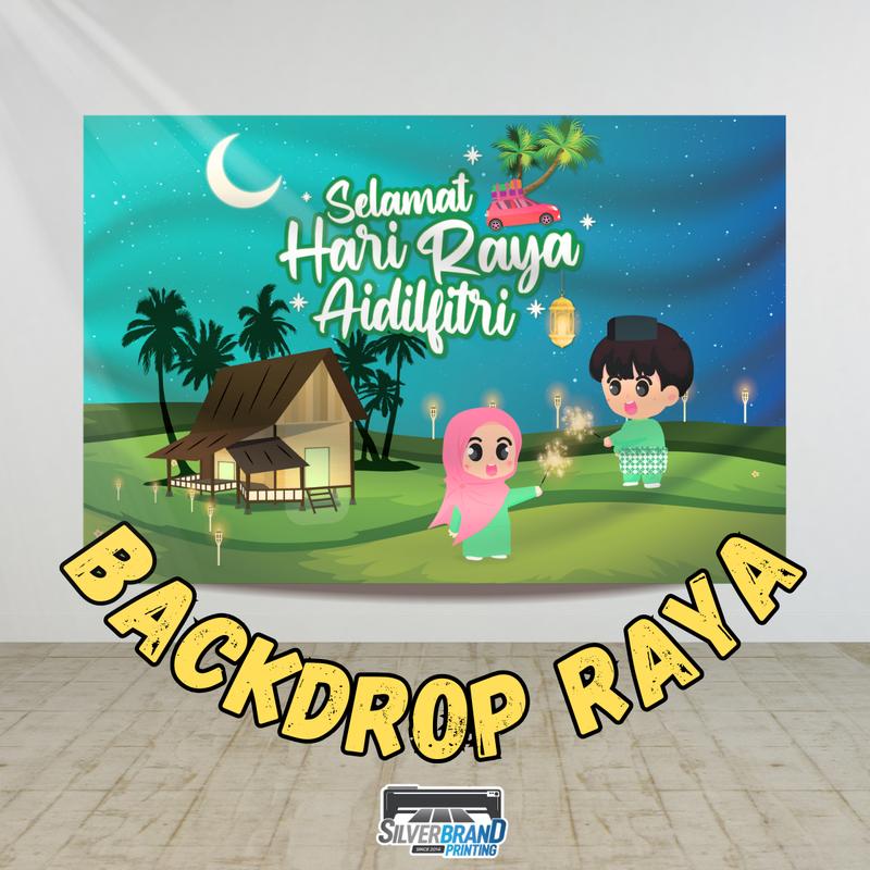 CUSTOM TEXT BACKDROP | WALLPAPER | BACKGROUND | BANNER RAYA - TARPAULIN ...