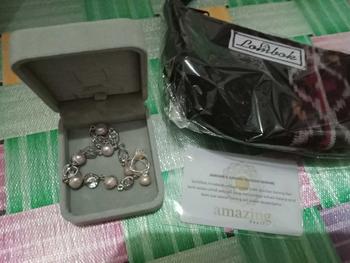 Product Review of ANTING MUTIARA RANGKA SLVR ASLI MUTIARA LOMBOK DAPAT SERTIFIKAT from S**9 1