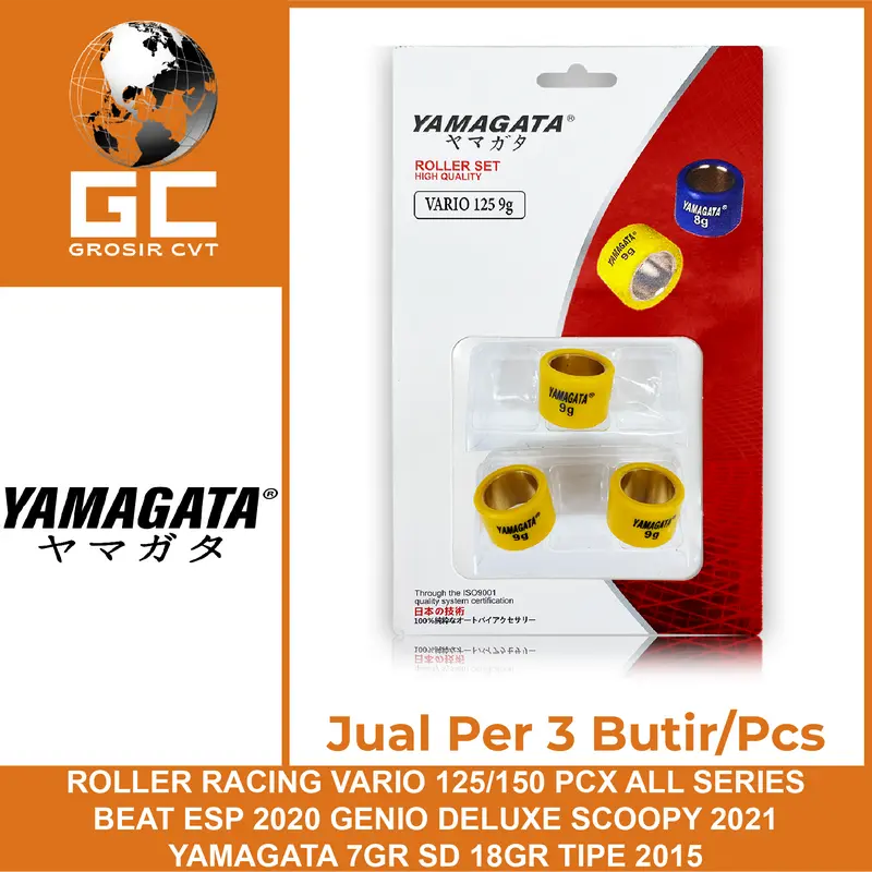 Roller Racing Honda Vario PCX ADV Genio Beat Deluxe New 2020 scoopy new 2021 SPIN Skywavedrive Hayate 125 150 160 Yamagata Per 3 Butir