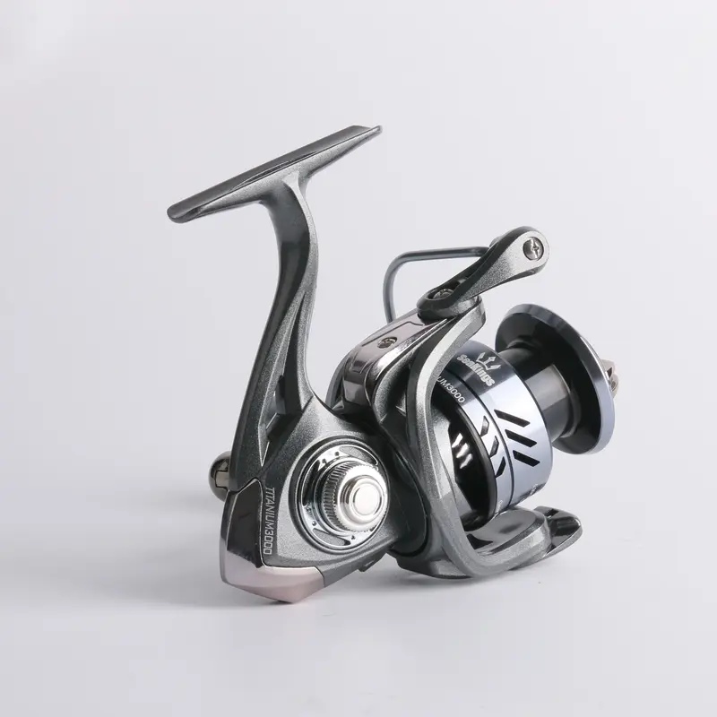 SEAKINGS TITANIUM REEL PANCING METAL SW POWER HANDLE ONEWAY 5+1BB MAX DRAG 21KG 6