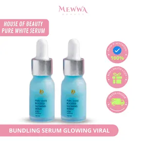Mewwa Beauty - BUNDLING House Of Beauty Pure White Serum X50 Brightening Serum Viral - Serum Viral Untuk Pencerah Wajah / Glowing Original BPOM