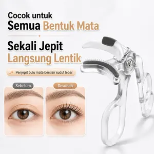 Penyepit Bulu Mata Sikat Berganda Mini Angkat & Lengkung Sempurna Gaya Sunflower untuk Semua Bentuk Mata