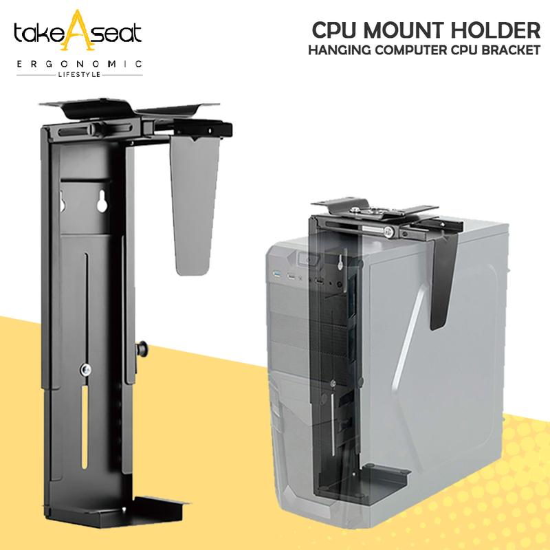 TakeAseat CPU Mount Holder | Under Table Mount | Hanging Computer CPU ...