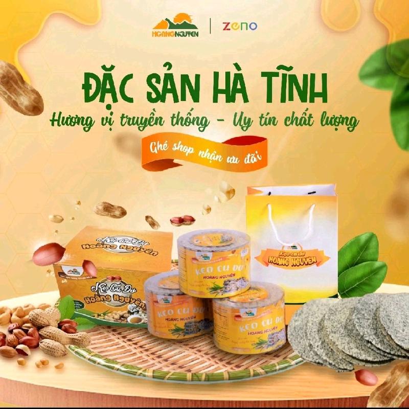   Deel HỜI TẶNG 1 HỘP   Combo 2 Hộp Truyền Thống 400g TẶNG 1 HỘP. Kẹo cu đơ HOÀNG NGUYÊN 
