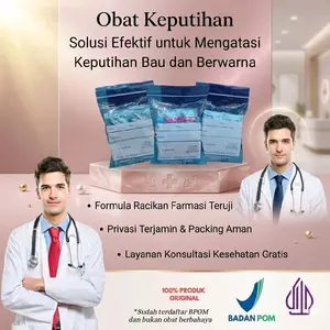 SUPLEMEN KESEHATAN BUAT WANITA KEPUTIHAN BERBAU DAN BERWARNA