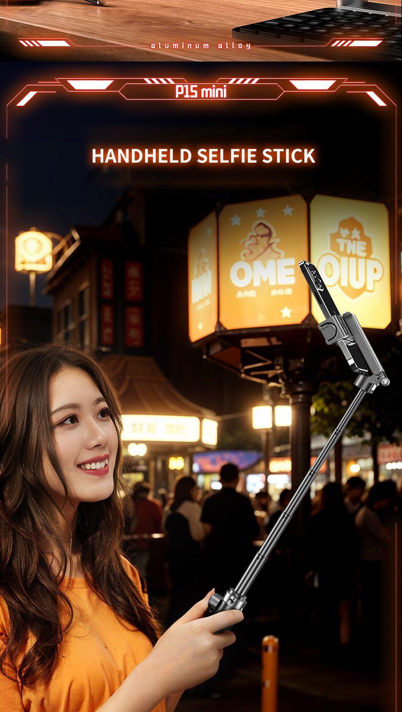 Product Introduction of ZIICOYO P15 Mini Travel Portable Shooting Assistant,Bluetooth Selfie Stick,Phone Tripod,Portable Mini Tripod,For Cellphone Android And Iphone,Suitable For Mobile Phone Photos/Selfies/Video Recording/Live Broadcast 34