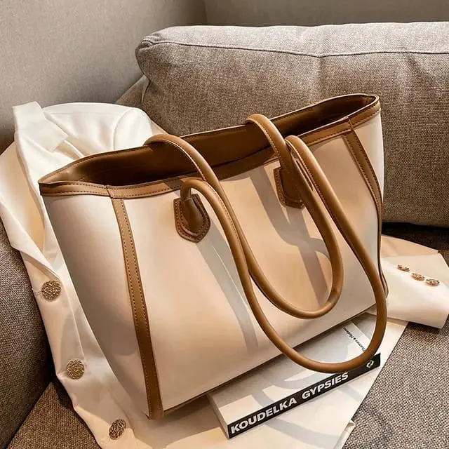Totebag Wanita Terbaru HIRO - Tas Slempang Wanita Viral - Totebag Korean Style tas tote bag whits