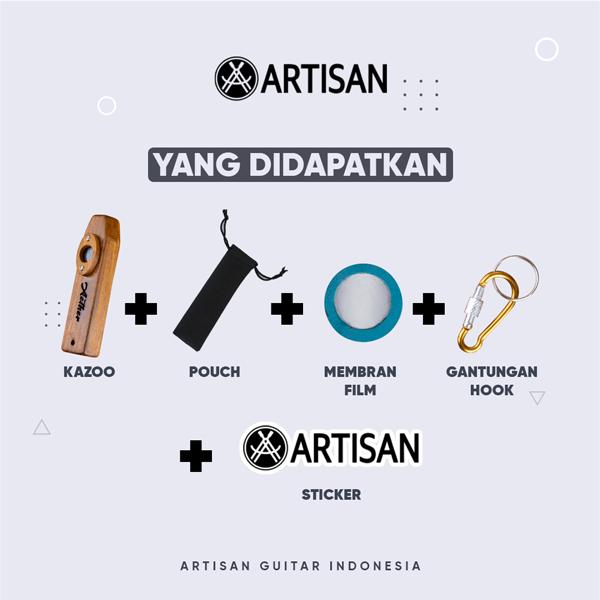 ARTISAN Kazoo Kayu Alat Musik Tiup Original Aether