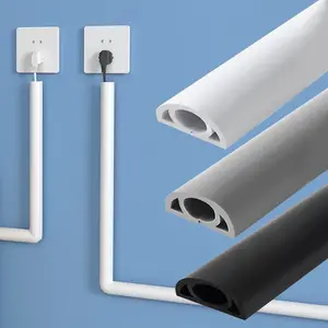 Floor cable protector Pembungkus Perapi Pelindung Kabel Kabel karet pvc penyelenggara