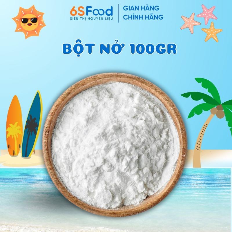 Bột Nở Làm Bánh Chuyên Dụng – Tạo Độ Nở Đẹp Bánh Mềm Ngon 100 200gr - 6SFOOD
